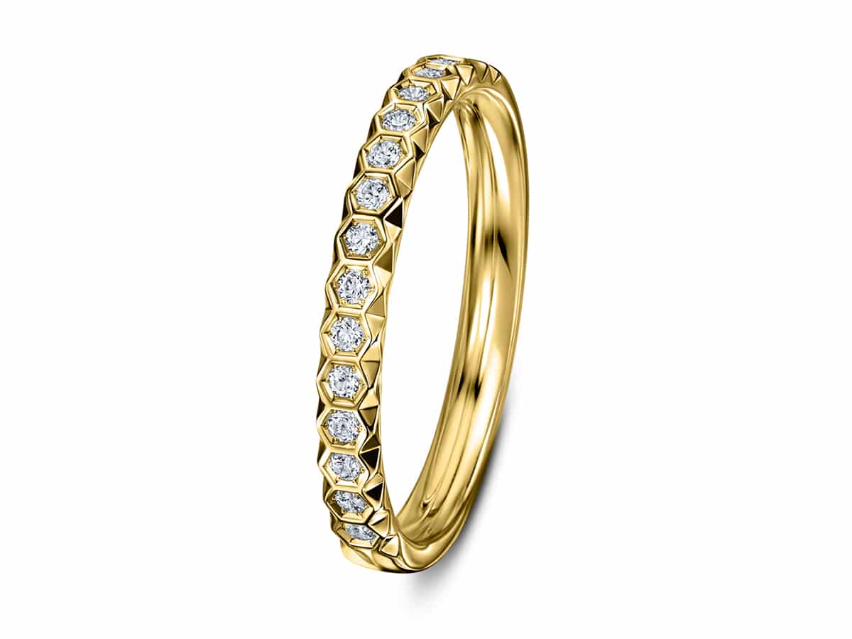 Chapiteau Diamond Wedding Ring