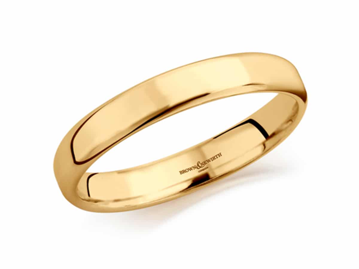 Perpetual Flat D, Soft Court Wedding Ring